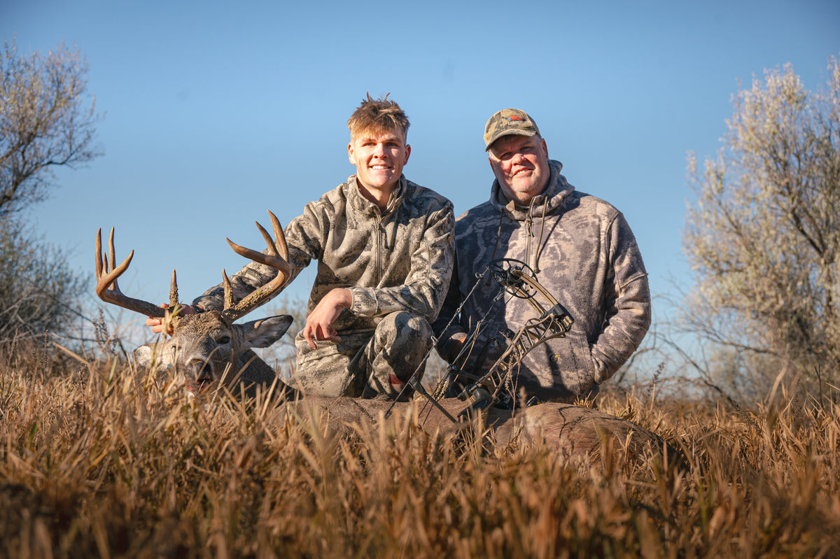 Code of Silence hunting apparel in the field, photographed by JB Media