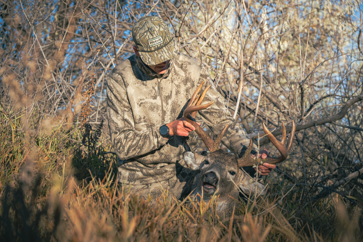 Code of Silence hunting apparel in the field, photographed by JB Media