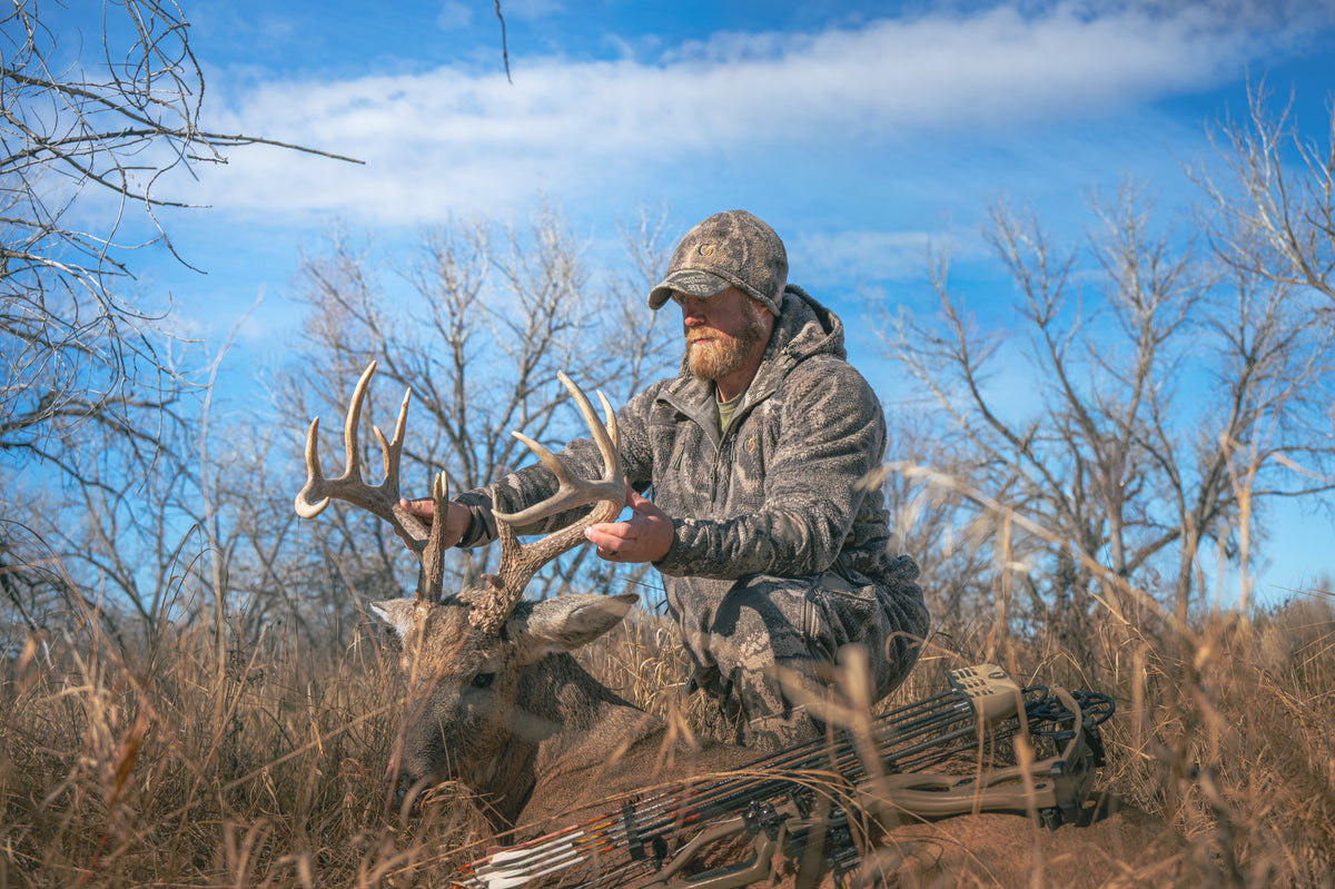 Code of Silence hunting apparel in the field, photographed by JB Media