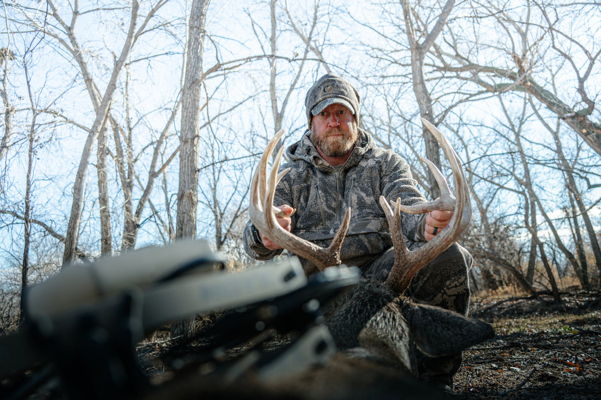 Code of Silence hunting apparel in the field, photographed by JB Media