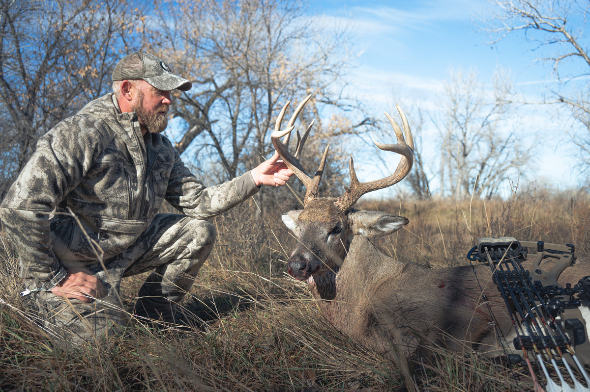 Code of Silence hunting apparel in the field, photographed by JB Media