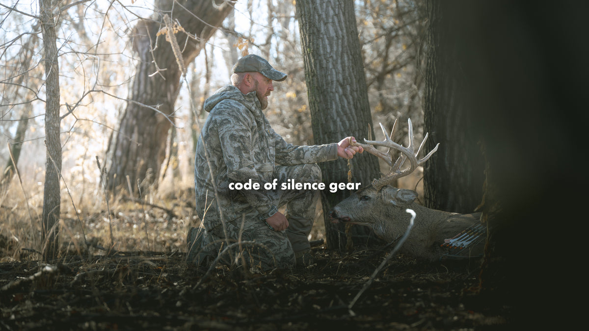 Code of Silence project cover: hunting apparel brand photography