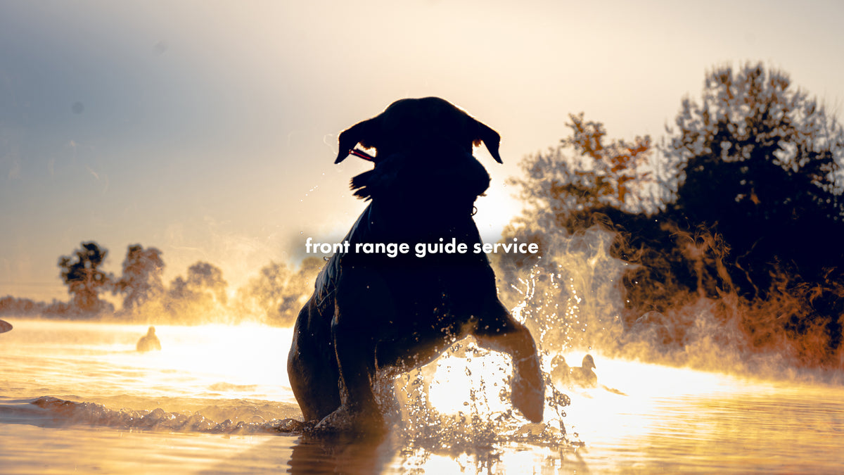 Front Range Guide Service project cover: waterfowl hunt photo and film